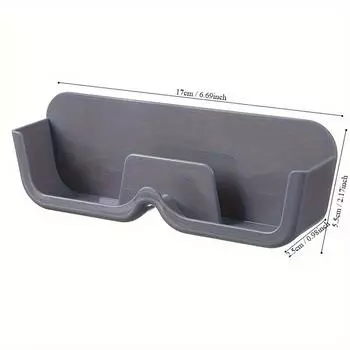 Wall Mounted Glasses Storage Rack, Plastic Glasses Case, Glasses Holder, Bedside Anti Pressure Sunglasses Display Rack белый