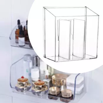 Wall Mounted Organizer Bins Toothbrush Holder Mount Rack Hanging Baskets Storage for