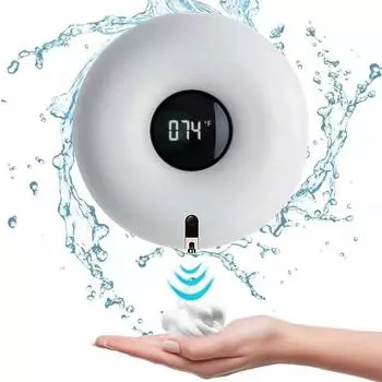 Wall Mounted Soap Dispenser 280ml Touchless Automatic Liquid Foam Soap Dispenser Hand Sanitizer Bathroom Home Accessories белый