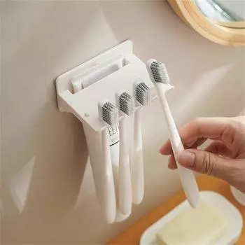 Wall-mounted Storage Rack Convenient Multi-purpose Sturdy Innovative Toothbrush Holder Modern Fashion Storage Box Fashionable