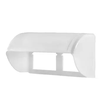 Wall-mounted Switch Protective Cover Plastic Electric Plug Rainproof Cover Outdoor white-non-scalable