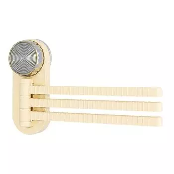 Wall-mounted Towel Rack Strong Row 3-Bar Towel Hanger Gifts Rotatable Towel Holder