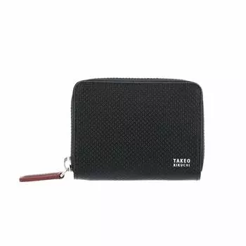 Wallet Coin Purse BOX Type Bath Black [Takeokikuchi] Men s [01]
