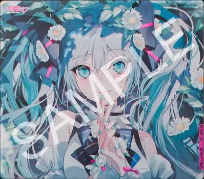 Wallhack/SkyPAD Glass Pad SP-004 Коврик для игровой мыши Hatsune Miku | Профессиональный коврик для мыши | Специальная поверхность для повышения точности и скорости
