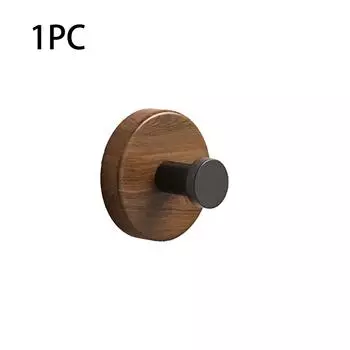Walnut coat hook wall-mounted style - stylish style, kitchen hook wood bathroom hook decorative hook
