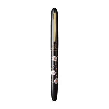 WANCHER Kuretake Modern Makie Peony Cherry Blossom Fountain Pen WANCHER Limited Edition Fountain [Wancher Pen] (M Medium)