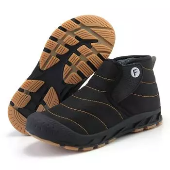 Warm Cold Proof Fashion Men s Snow Boots Slip-On Male Winter Shoes Sale Outdoor Hiking Footwear Brands Fur Offer Anti New in 36