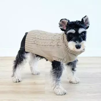Warm Dog Sweatshirt Elastic cuff Comfortable and breathable Cat Sweater Dog Sweaters XS