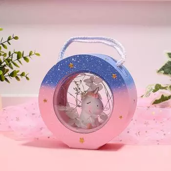 Warm Lamp Night Light Battery Powered 2 Style Cartoon Cute Unicorn Shaped