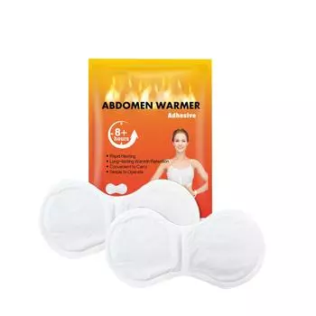 Warm Patch согревающий пластырь на живот 8 часов тепла 1 шт One Size оранжевый