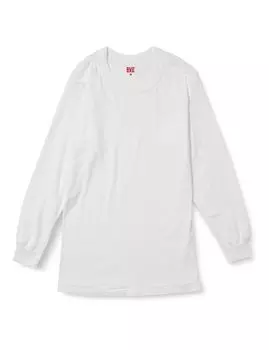 Warm Smooth Brushed Crew Long Sleeve White [B.V.D] Undershirt, Innerwear, Lining, Neck, Shirt, Thermal, Men s,