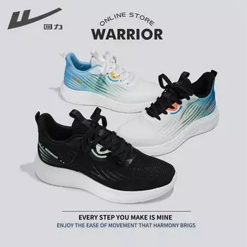 Warrior Men s Shoes Lightweight Daily Soft-soled Casual Shoes Breathable Mesh Sneakers 39 жёлтый