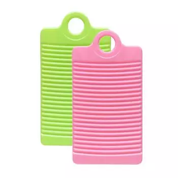 Washing Clothes Board Laundry Washboard Portable Rectangle Washboard for Household Home Pet Clothes Underwear Kids Shirts зелёный
