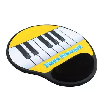 вашу душу с ковриком для мыши Melody С ковриком для поддержки запястья с клавишами пианино для офиса и дома Забавные звуковые эффекты и заменяемые батарейки Идеально в качестве подарка