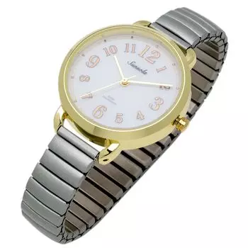 Watch Analog Bellows Belt Solar Rechargeable Gray SO Sanija [Fieldwork] Women s ASS177-1 /Ping/Beige/Blue