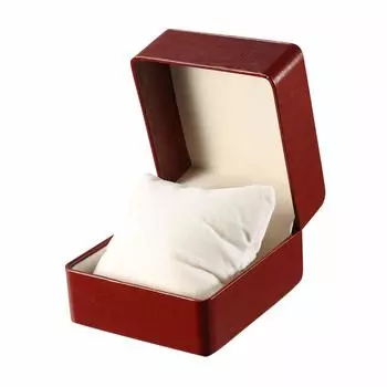 Watch Case 1 Piece Watch Storage Box PU Watch Collection Case Portable Watch Storage Case Display Unisex (Coffee)
