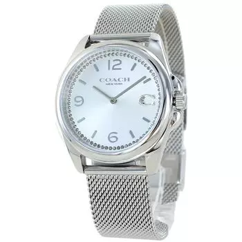 Watch Grayson Stainless Steel Bracelet Watch Silver 14504146 [Coach] Women s Women s [Item]