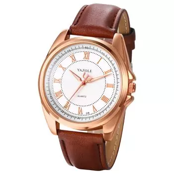 Watch Men s Leather Belt Roman Analog: Leather Belt Waterproof Black Brown Quartz Watch Fashion Watch - Father s Day Birthday Christmas Valentine s