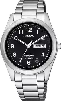 Watch Regno Solartech Standard Titanium Model [Citizen] KM1-415-53 Men s