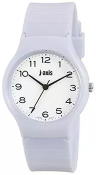Watch Simple Plastic Watch White [J-Axis] TCL59-W