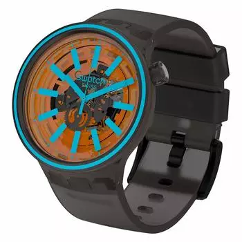 Часы SWATCH BIG BOLD SO27B112 Черный [Swatch] чёрный