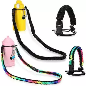 Water Bottle Handle Straps, Durable Strap Carriers Set For Outdoor Activities