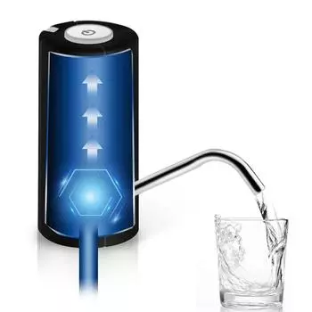 Water Bottle Pump for 5 Gallon Water Bottle Dispenser, Automatic Drinking Water-Pump, USB Charging, Electric Water Dispenser чёрный