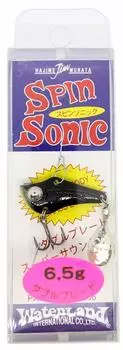 Water Land Vibration Spin Sonic 35 мм Double B черная приманка 6,5 г