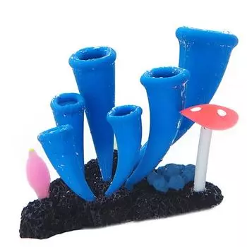 Water Plant Glow in Dark Artificial Coral Beautify Aquarium Appearance X3UC
