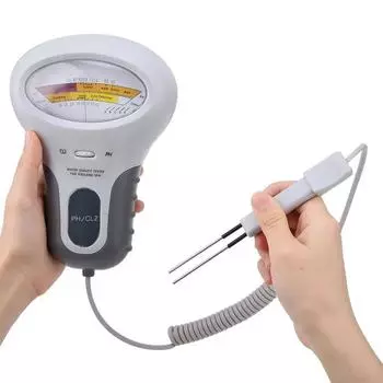 Water Quality Tester Portable Digital 2 In 1 Water Quality PH And Chlorine Level CL2 Tester Meter For Swimming Pool Spa Water