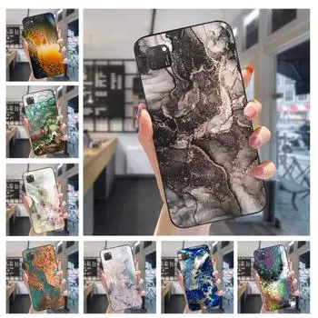 Water Ripple Art Sea Wave Phone Case For Huawei Mate 40 30 20 10 Pro Lite Nova 9 8 5T Y7p Y7 Soft Black Phone Cover Huawei Mate40