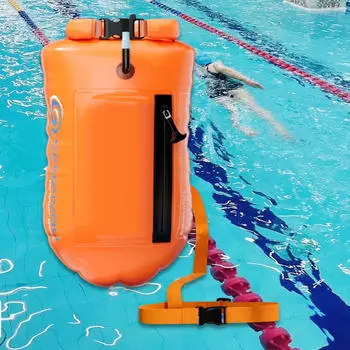 Water Swim Buoy Inflatable Swimming for Rafting Boating Open оранжевый