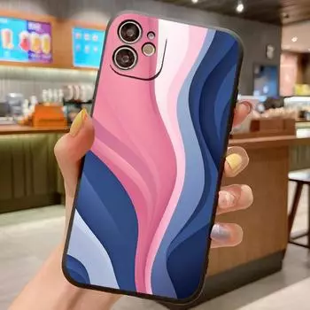 Watercolor Silicone Case For Samsung Galaxy S10E S10 S21 S20 S22 S23 FE S9 S8 Plus Ultra Lite S7 Edge 5G Shockproof Case Cover For Samsung S8 Plus