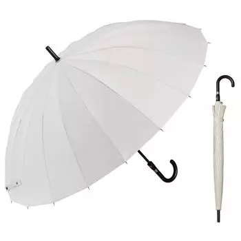 Зонт Waterfront Long Umbrella серии Thunder 20 Feather Gray 70 см, способный выдержать сильный ветер и снег Тоямы.
