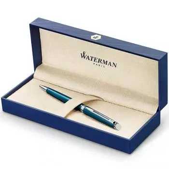 Шариковая ручка WATERMAN на масляной основе Metropolitan Essential Metallic Blue CT S0947090 Обычный импортный продукт