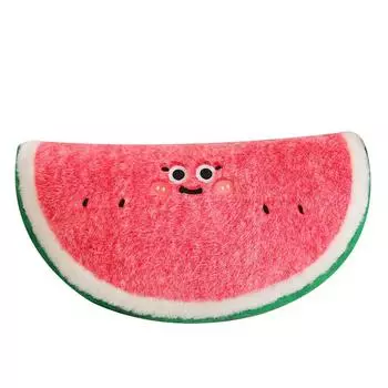 Watermelon Simulation Cartoon Pillow Plush Toy For Kids Bedroom Ornament 45cm