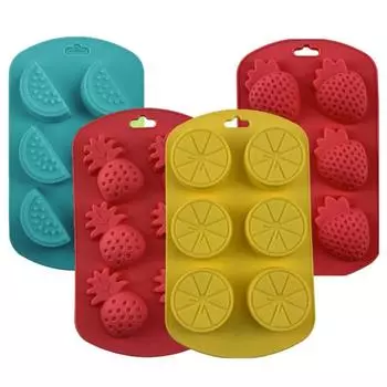 Watermelon Strawberry Silicone Mold Jelly Molds DIY Cake Chocolate Decorating Tool Fruit Sugarcraft Baking
