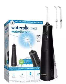 Waterpik Waterpik Мировая доля рынка Год Замена Струйная мойка Ирригатор для полости рта USB Тип Совместимый Беспроводной Беспроводной №1 [Оригинальный продукт/1 чёрный