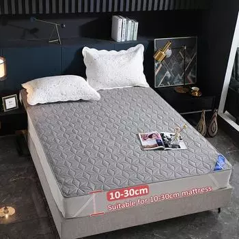 Waterproof Bedspread Bed Cover On The Bed Non-slip Breathable Mattress Protector with Elastic Band Anti-dirty Mat for Home Hotel 70X90CM
