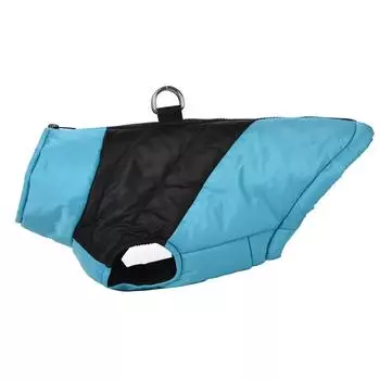 Waterproof Dog Clothes For Small Big Dogs Winter Soft Pet Jacket With Zipper Fashion Puppy Cat Vest Coat Golden Retriever Outfit S серый