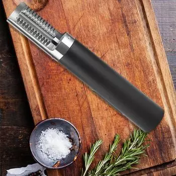Waterproof Fish Skin Peeler Stainless Steel Roller Blade Powerful Cordless Rechargeable Scale Scraper for Scraping Fish Scale чёрный