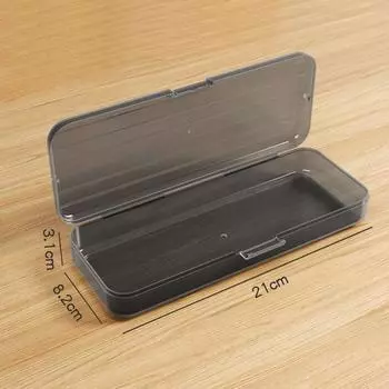Waterproof Pen Pencil Box Multifunctional Desktop Organizer Large Capacity Pencil Case Brush 210x82x31mm чёрный