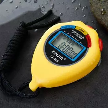 Waterproof Portable Digital Reliable Lcd Advanced Professional Sports Competition Timer Sports Timer Counter Chronograph Tools чёрный
