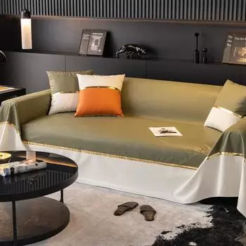 Waterproof Technology Cloth Sofa Cover Towel Four Seasons Universal Anti-Scratching Sofa Cover All-Inclusive Stitching A Whole Piece of Full Covered 180*130