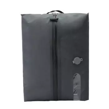 Waterproof Travel Vacuum Sealed Bag Dustproof Portable Vacuum Packing Underwear Grey With Window