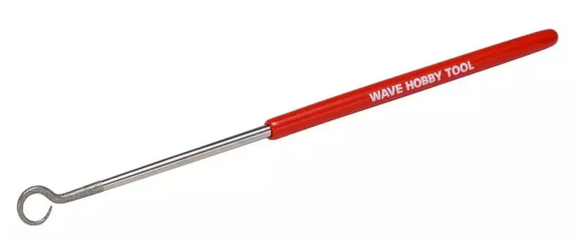 Wave Hobby Tool Series HG Алмазный напильник специальной формы Пластиковая модель инструмента Красный круглый/кольцевой HT-683 Grip