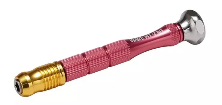 Wave Hobby Tool Series HG One Touch Pin Vise Пластиковый модельный инструмент Красный (Отдельный предмет) ХТ-730