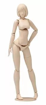 Wave Option System Series Movable Body Female Type Height Plastic Model SR022 1/12 (A Version) 13.5cm бежевый