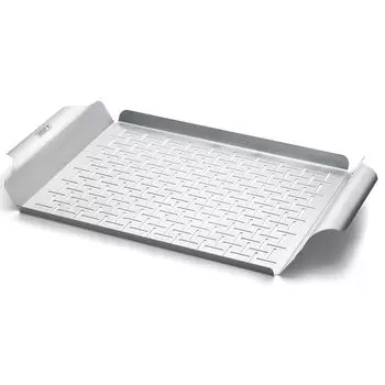 Weber BBQ Stove BBQ Grill Pan Japanese 6435 [Оригинальный продукт] серебряный