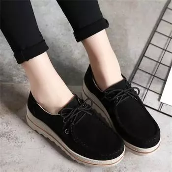 Wedge Flatform Autumn Boots Vulcanize Women s Shoes Large Size Gray Sneakers Sports Particular Lowest Price Loufers 35